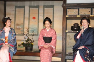『花燃ゆ』奥御殿編スタジオ取材会の様子