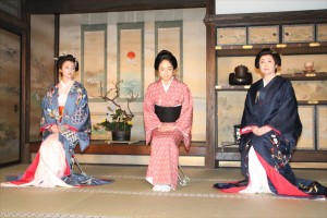 『花燃ゆ』奥御殿編スタジオ取材会の様子
