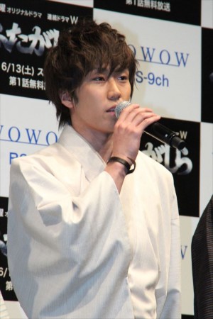 早乙女太一、連続ドラマW『ふたがしら』完成披露試写会にて