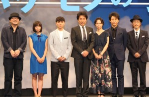 『バケモノの子』完成披露会見の様子