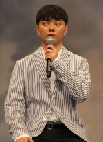 染谷将太、『バケモノの子』完成披露会見にて