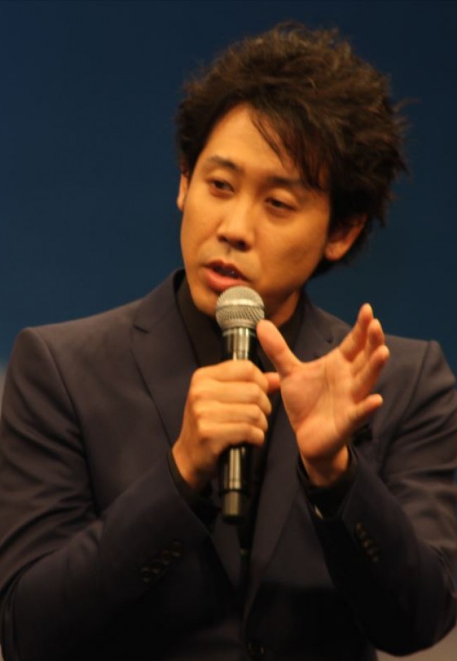 『バケモノの子』完成披露会見 20150615