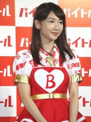 「バイトル　新CM発表会」に出席した柏木由紀