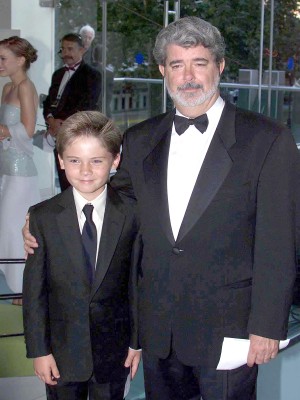 ジェイク・ロイド＆ジョージ・ルーカス（1999年頃）