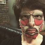 城田優、『進撃の巨人』フェイスパック装着　イケメン巨人に反響「捕食してください」