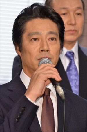 堤真一、『リスクの神様』制作発表会見にて