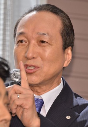 小日向文世、『リスクの神様』制作発表会見にて