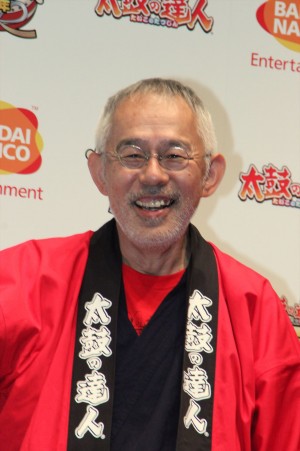 「太鼓の達人 ドドンと15周年！」記者発表会に出席した鈴木敏夫