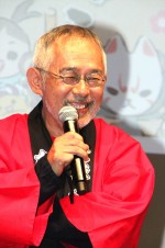 「太鼓の達人 ドドンと15周年！」記者発表会に出席した鈴木敏夫