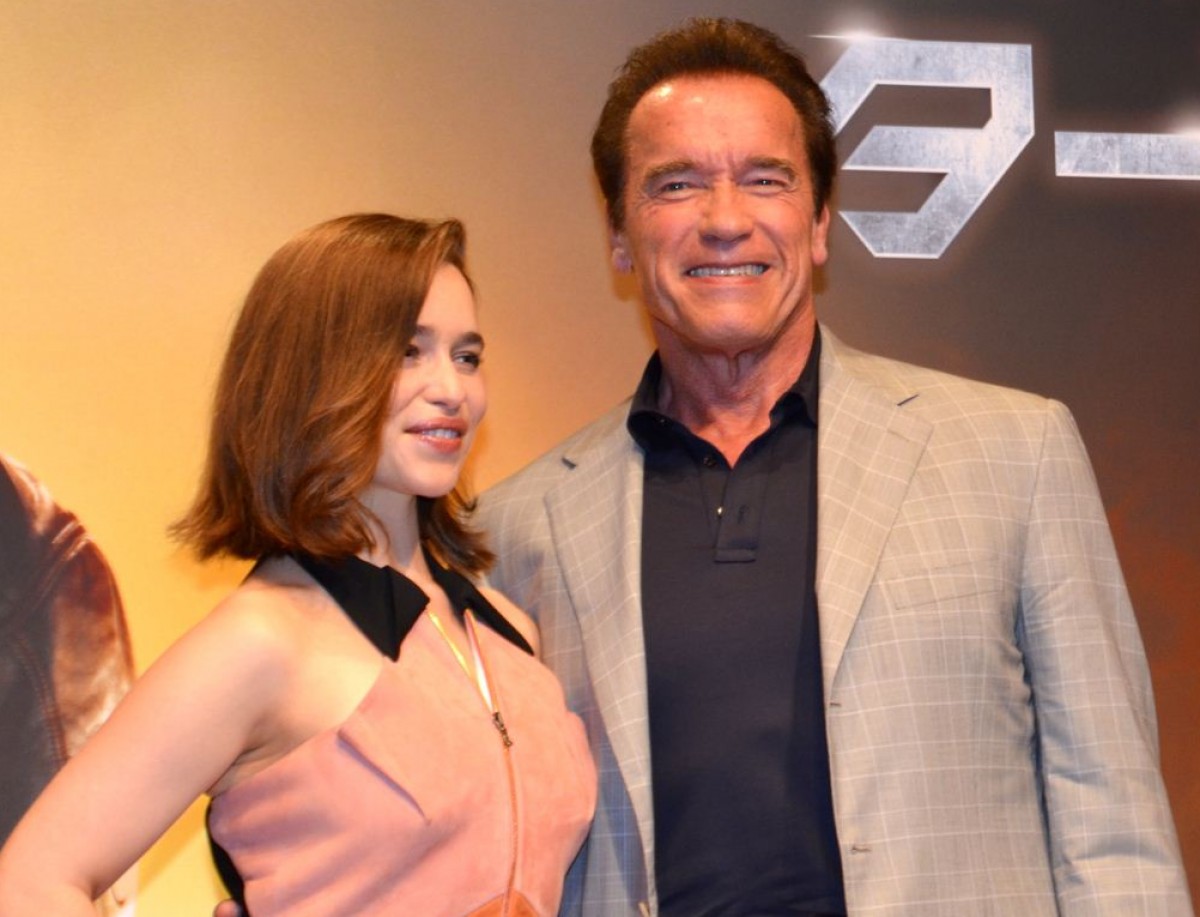 シュワちゃん、『ターミネーター』主演女優と来日「 I love Japan！」　