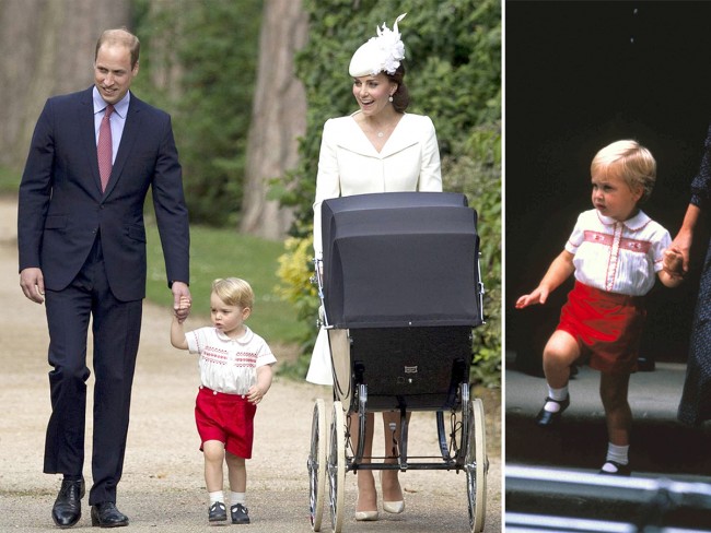 ウィリアム王子、キャサリン妃、ジョージ王子、シャーロット王女　20150702
