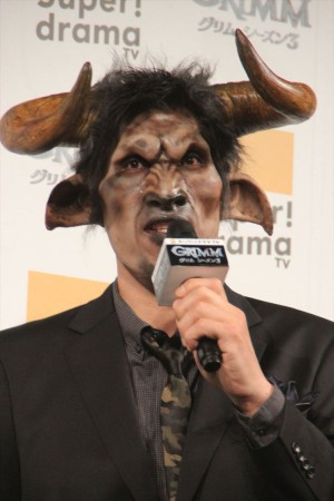 篠原信一、『GRIMM／グリム シーズン3』プレミア試写会にて