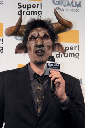 篠原信一、『GRIMM／グリム シーズン3』プレミア試写会にて