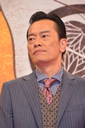 『真田丸』出演者発表会見に出席した遠藤憲一