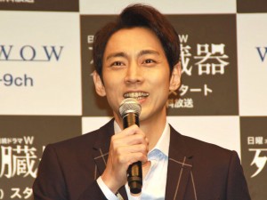 小泉孝太郎、『連続ドラマＷ 死の臓器』完成披露試写会にて