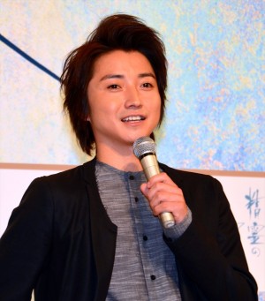 藤原竜也、『精霊の守り人』出演者発表会見にて