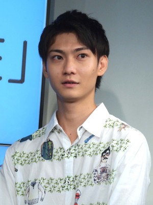 舞台『攻殻機動隊ARISE』出演者発表会見に出席した高崎俊吾（イバチ役）