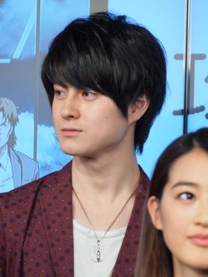 舞台『攻殻機動隊ARISE』出演者発表会見に出席した松村龍之介（サイトー役）