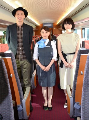 映画『ロマンス』ロマンスカーイベントの様子