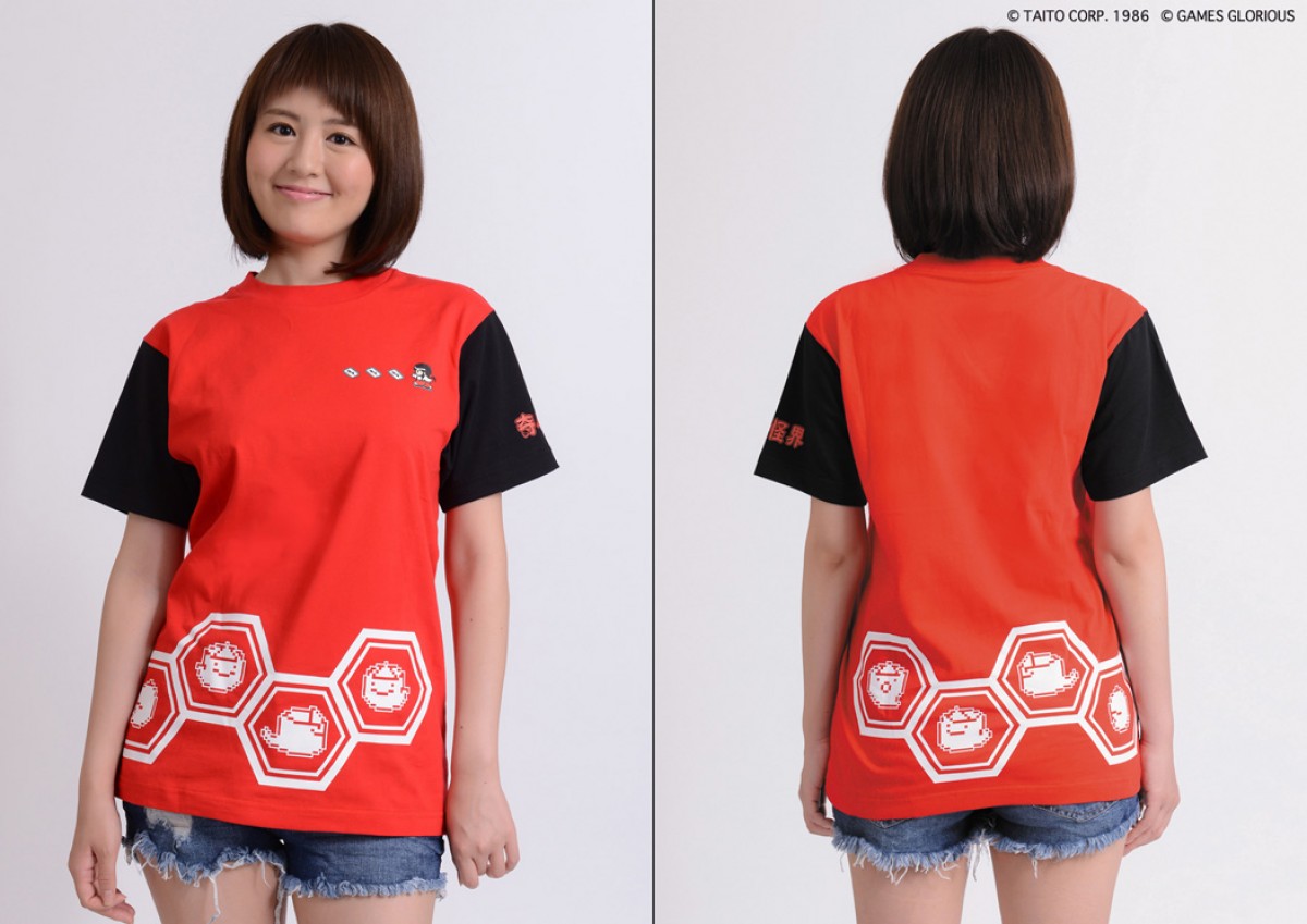 『奇々怪界』『バブルボブル』…タイトー名作ゲームがTシャツ＆ワーキングシャツに