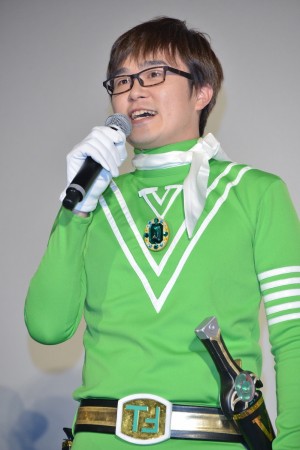 『新★乾杯戦士アフターV』完成披露大宴会イベントに出席した飛永翼（ラバーガール）