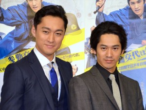 BS時代劇『一路』記者会見の様子