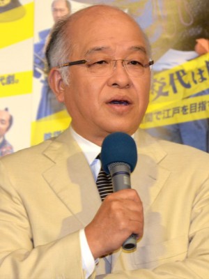 浅田次郎、BS時代劇『一路』記者会見にて