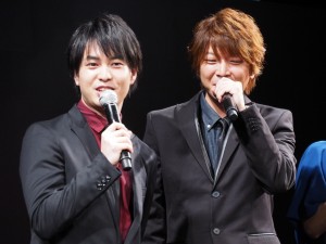 『モンスターストライク』アニメ制作発表会に登場した小林裕介、福島潤