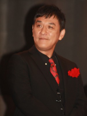 『進撃の巨人 ATTACK ON TITAN』完成披露ジャパンプレミアに出席したピエール瀧