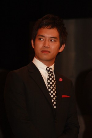 『進撃の巨人 ATTACK ON TITAN』完成披露ジャパンプレミアに登場した三浦貴大