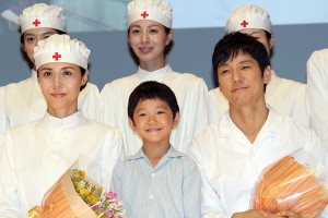 松嶋菜々子、高村佳偉人、西島秀俊、『レッドクロス～女たちの赤紙～』会見にて