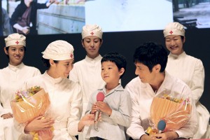 松嶋菜々子、高村佳偉人、西島秀俊、『レッドクロス～女たちの赤紙～』会見にて