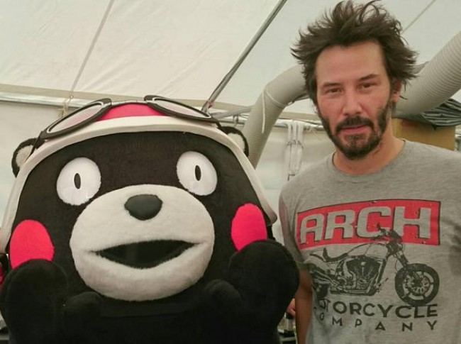 キアヌ・リーヴス、くまモン、Keanu Reeves