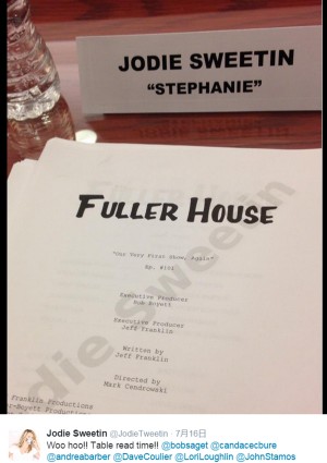 ジョディ・スウィーティン、『フルハウス』スピンオフ台本読みの様子