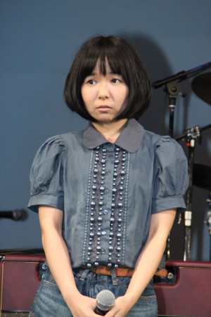 『BORUTO ‐NARUTO THE MOVIE‐』完成披露試写会舞台挨拶に登壇した菊池こころ