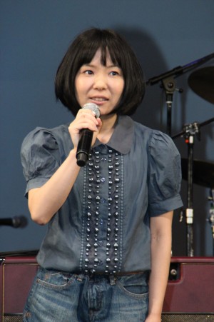 『BORUTO ‐NARUTO THE MOVIE‐』完成披露試写会舞台挨拶に登壇した菊池こころ