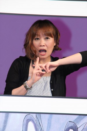 『BORUTO ‐NARUTO THE MOVIE‐』完成披露試写会舞台挨拶に登壇した竹内順子
