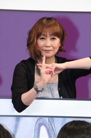 『BORUTO ‐NARUTO THE MOVIE‐』完成披露試写会舞台挨拶に登壇した竹内順子