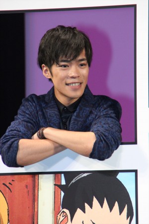 『BORUTO ‐NARUTO THE MOVIE‐』完成披露試写会舞台挨拶に登壇した小野賢章