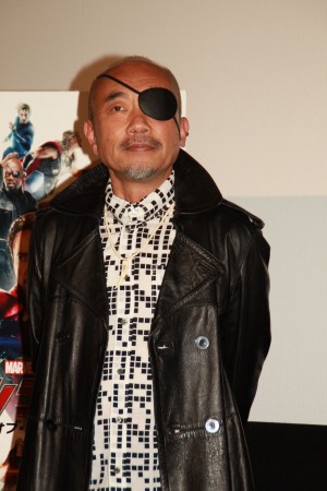 『アベンジャーズ／エイジ・オブ・ウルトロン』大ヒット舞台挨拶に登壇した竹中直人
