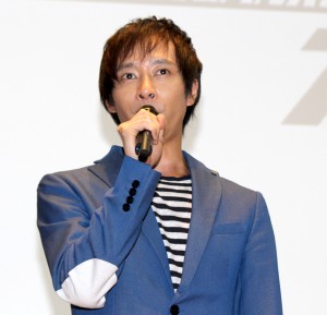 『スーパーダンガンロンパ2～さよなら絶望学園～』制作発表会見に出席したいしだ壱成
