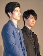 三浦春馬、長谷川博己『進撃の巨人 ATTACK ON TITAN』初日舞台挨拶に登場