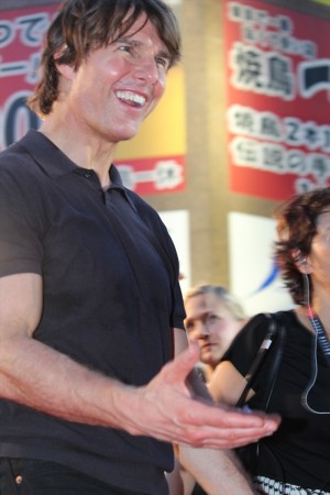 『ミッション：インポッシブル／ローグ・ネイション』ジャパンプレミアに登場したトム・クルーズ