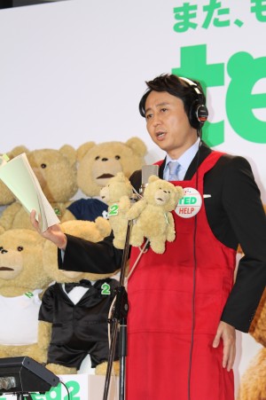 『テッド2』日本語吹き替え公開アフレコイベントに出席した有吉弘行