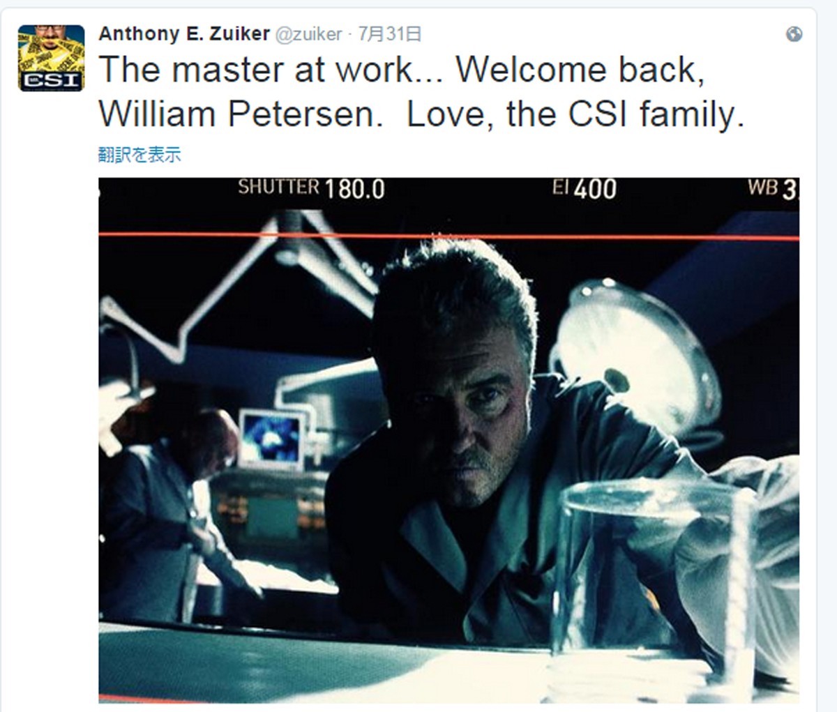 『CSI：科学捜査班』、シリーズフィナーレにオリジナルキャストが集結！
