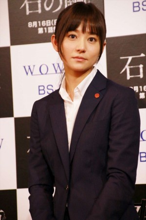 木村文乃、『連続ドラマW 石の繭』制作発表記者会見にて