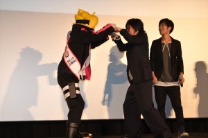 奈良シカマル・シカダイ親子：森久保祥太郎と小野賢章『BORUTO ‐NARUTO THE MOVIE‐』初日カウントダウンイベントにて