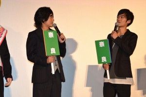 奈良シカマル・シカダイ親子：森久保祥太郎と小野賢章『BORUTO ‐NARUTO THE MOVIE‐』初日カウントダウンイベントにて