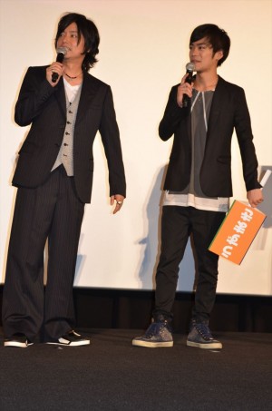 奈良シカマル・シカダイ親子：森久保祥太郎と小野賢章『BORUTO ‐NARUTO THE MOVIE‐』初日カウントダウンイベントにて
