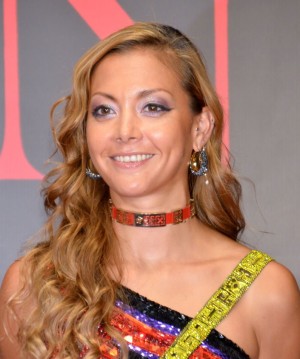 土屋アンナ、 『GONIN サーガ』完成披露試写会にて